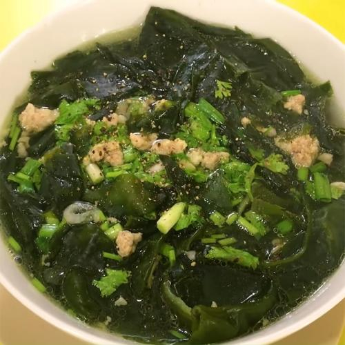 Súp Rong Biển Kết Hợp Thịt Bằm