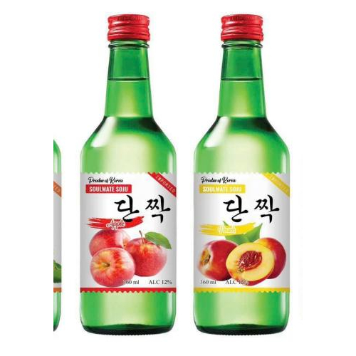 Rượu Soju Hàn Quốc Soulmate 360ml