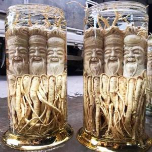 Rượu Ngâm Đinh Lăng Điêu Khắc Nghệ Thuật Độc Lạ