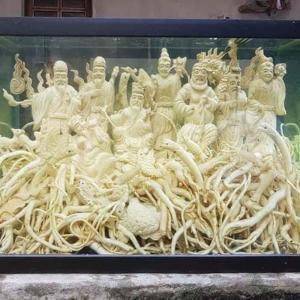 Rượu Ngâm Đinh Lăng Điêu Khắc Nghệ Thuật Độc Lạ